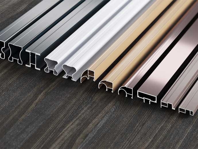 Aluminium Profiles for Wardrobe Doors